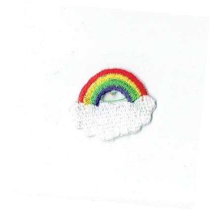 Small Rainbow with White Cloud