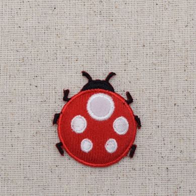 Puffy Red and White Ladybug