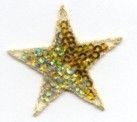 Sequin Star - Gold