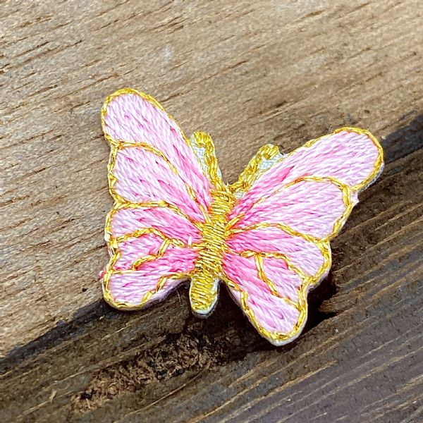 Mini Butterfly Pink/Gold