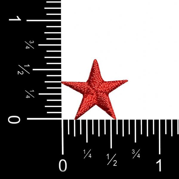 Stars 5/8"  Red Star