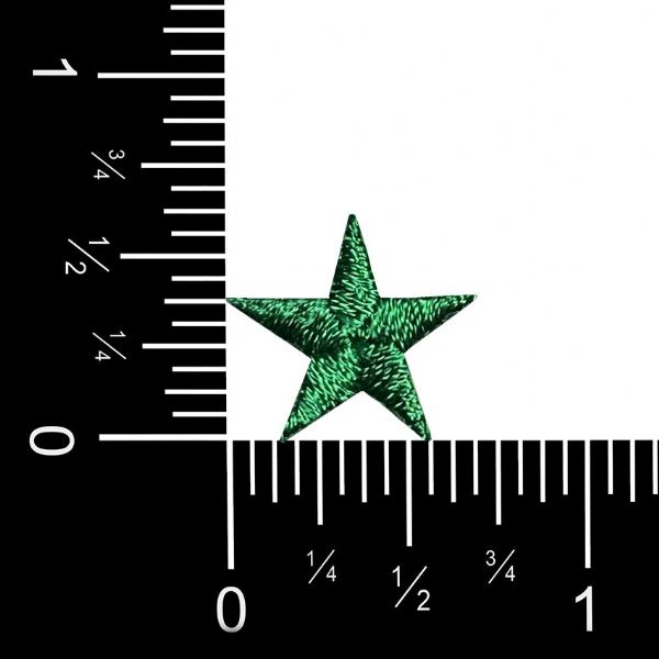Stars 5/8"  Green Star