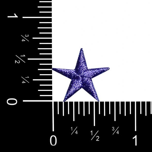 Stars 5/8" Purple Star