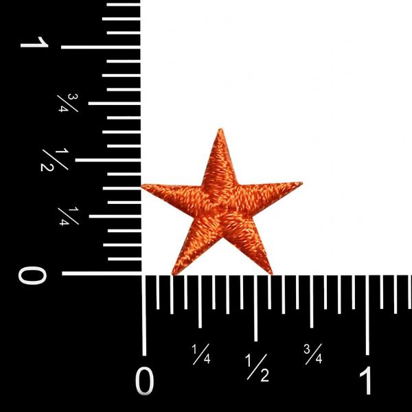 Stars 5/8" Orange Star