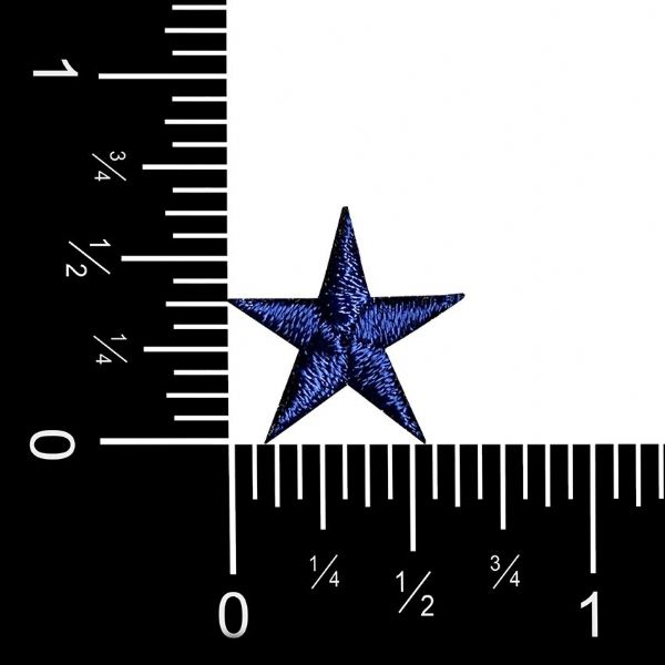 Stars 5/8"  Navy Blue Star