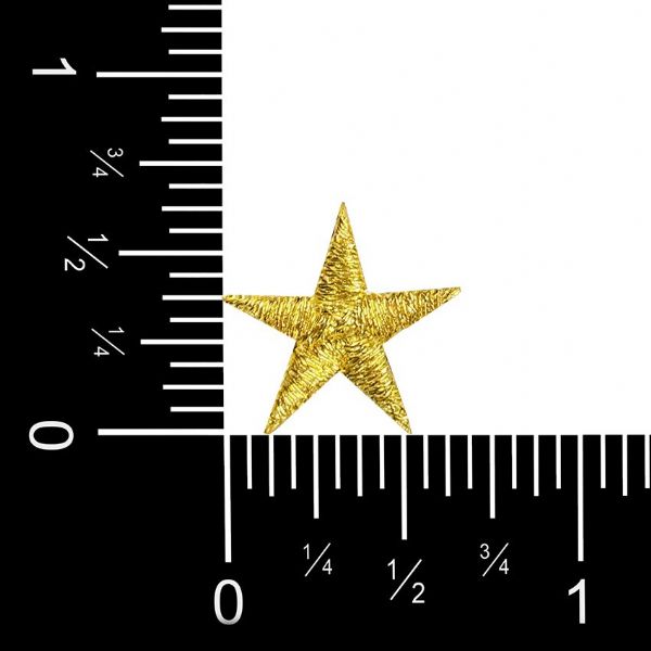 Stars 5/8"  Gold Star