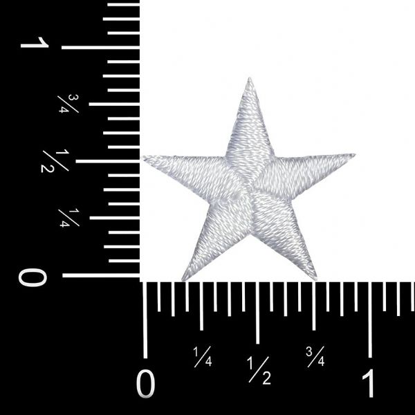 Stars 7/8" White Star