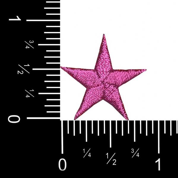 Stars 7/8" Hot Pink Fuchsia Star