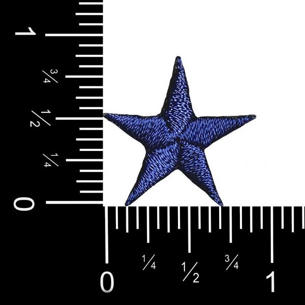 Stars 7/8" Navy Blue Star