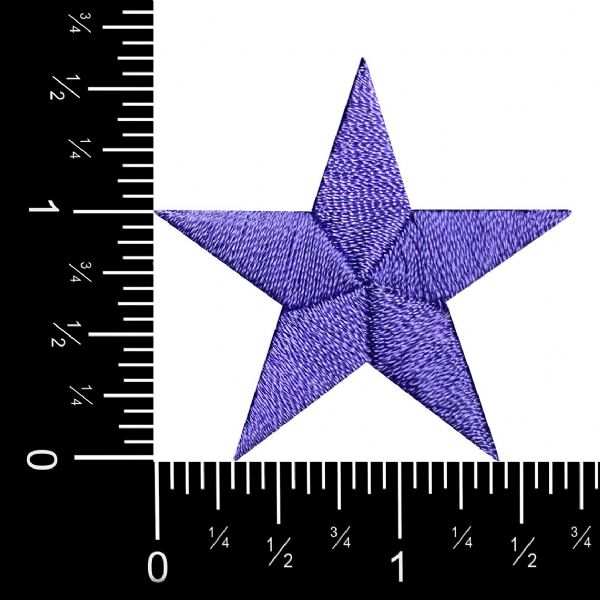 Stars 1-5/8" Purple Star