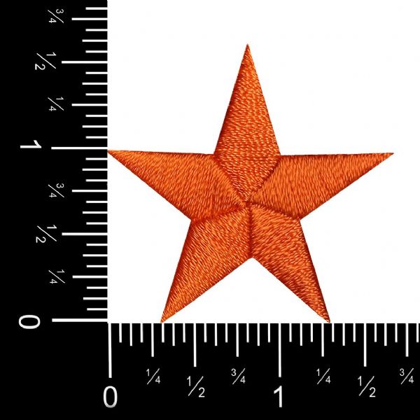 Stars 1-5/8" Orange Star