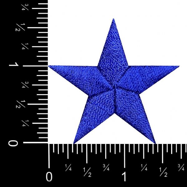 Stars 1-5/8" Royal Blue Star