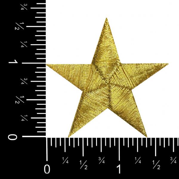 Stars 1-5/8" Gold Star