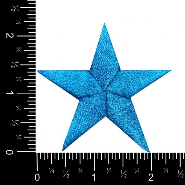 Stars 2-3/8"  Turquoise Star