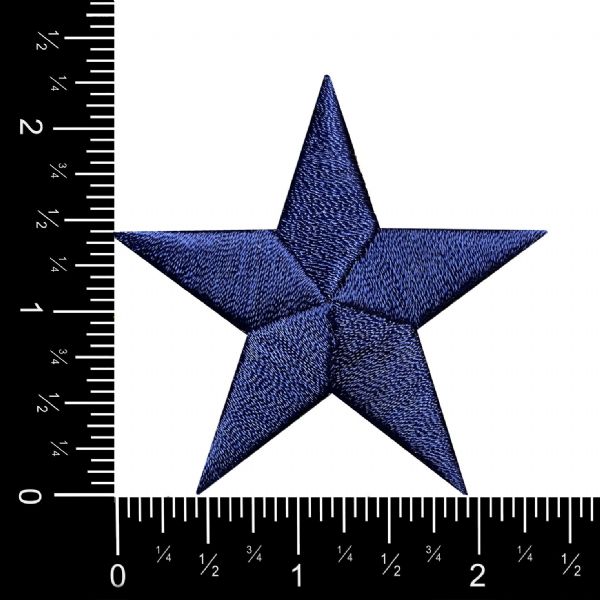 Stars 2-3/8"  Navy Blue Star