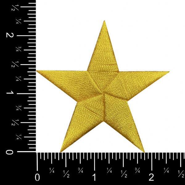 Stars 2-3/8"  Yellow Star