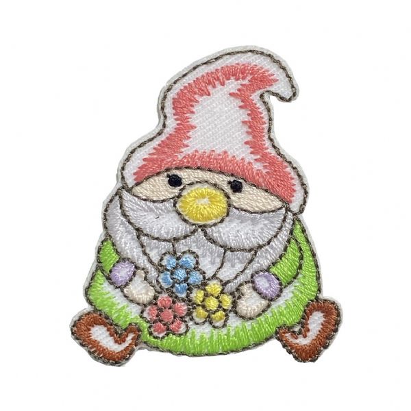 Garden Gnome with Flowers