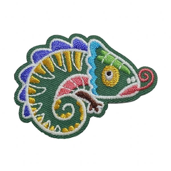 Folk Art Animals - Chameleon