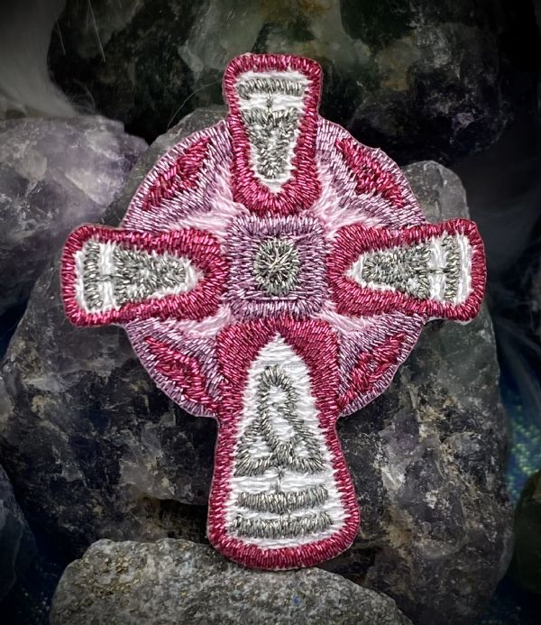 Pink Celtic Cross CLEARANCE