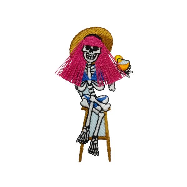 Skeleton with Cocktail