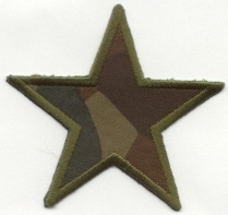 Camo Military Star 2-3/4