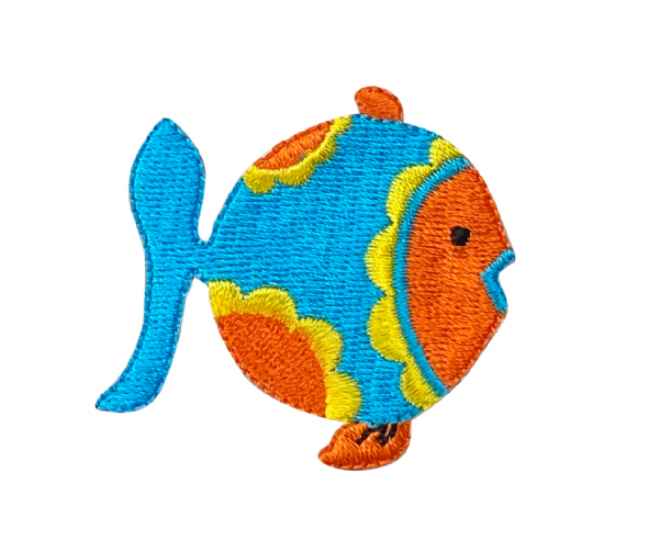 Colorful Fish Iron on Applique