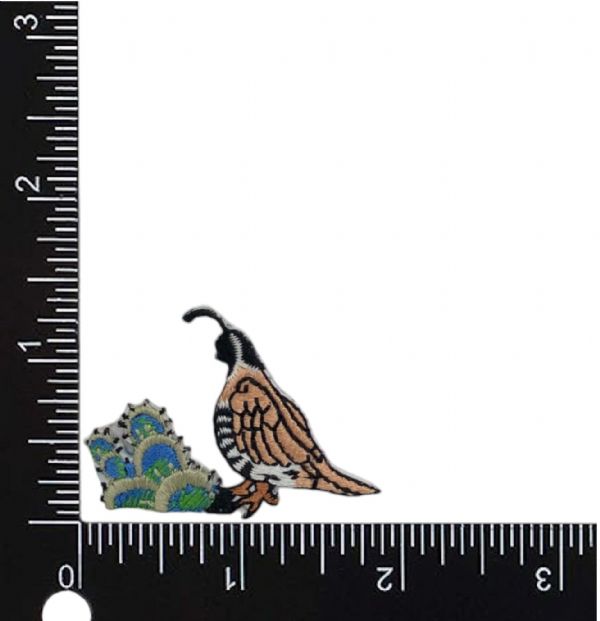 Quail with Cactus, Facing Left