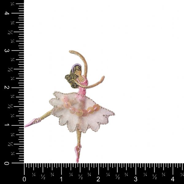 POC Ballerina dancer with pink sequin