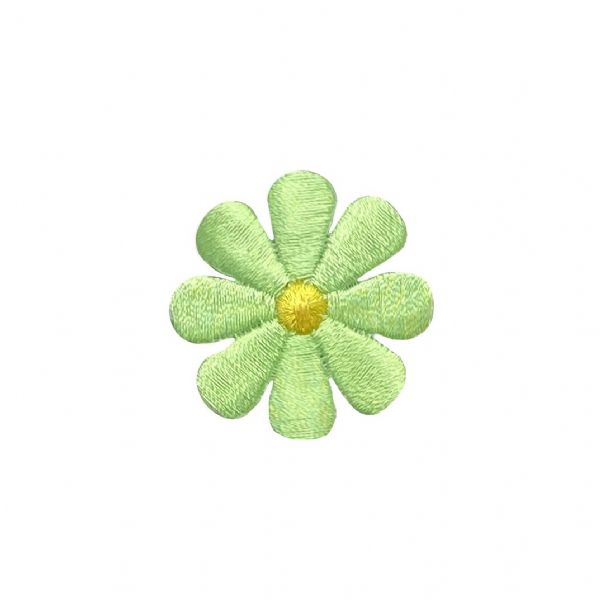 Small Neon Green Daisy Flower