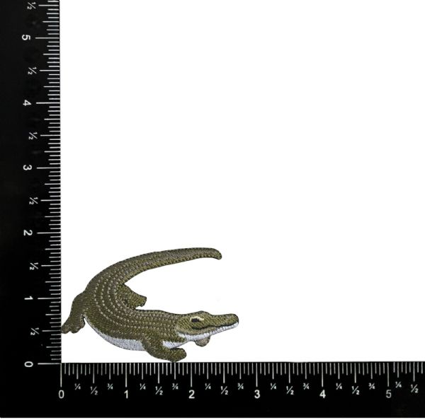 Crocodile Embroidered Patch