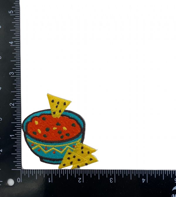 Chips and Salsa Iron on Patch