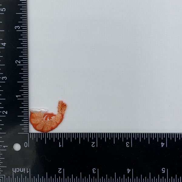 Shrimp Tail Iron on Patch