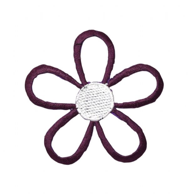Open Maroon Daisy Flower CLEARANCE