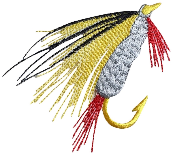 L Fly Fishing Lure - Yellow Maribou Streamer