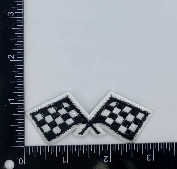 Racing Flags Embroidered Patch