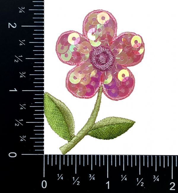 Pink Sequin Flower - CLEARANCE