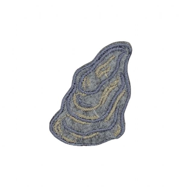 Single Oyster Embroidered Patch