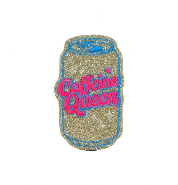 Caffeine Queen Embroidered Patch