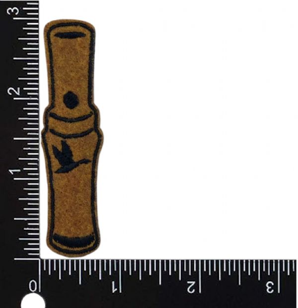 Brown Duck Call Embroidered Patch