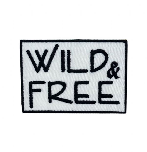 Wild & Free Embroidered Patch