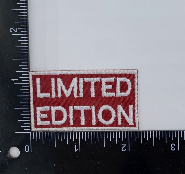 Limited Edition Embroidered Patch