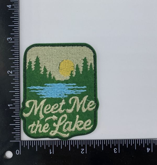 Meet Me at the Lake Embroidered Patch
