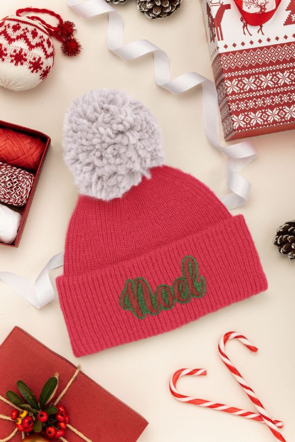 Noel, Glitter Christmas Patch