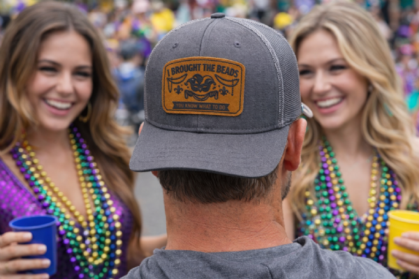 I Brought the Beads Mardi Gras