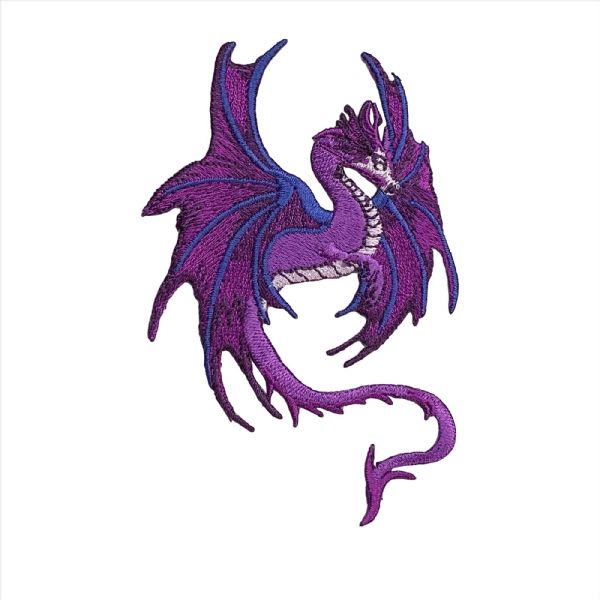 Purple Dragon - Facing Right
