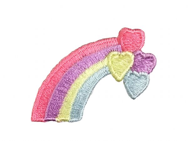Pastel Rainbow + 4 Hearts