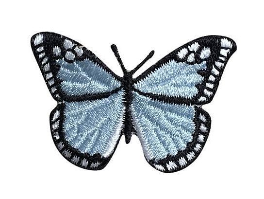 Light Blue/Black Butterfly 3