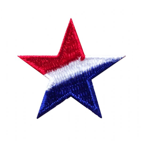 Red, White, and Blue Striped Star