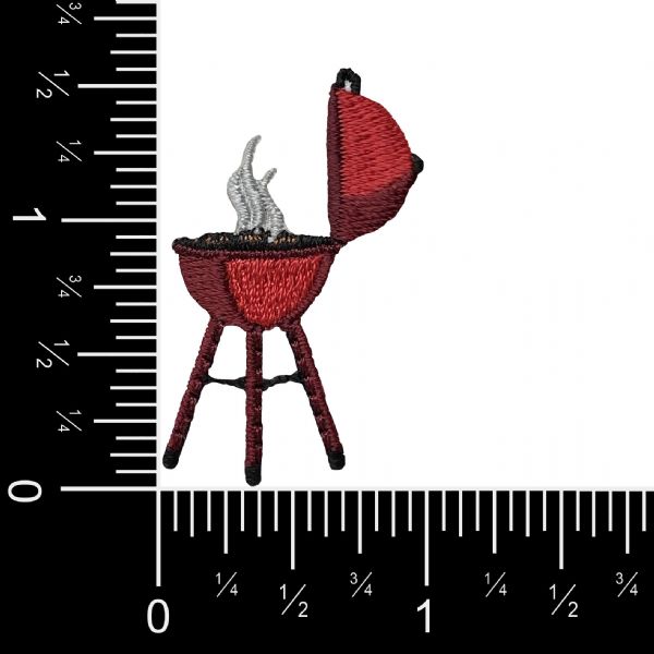 3" Red BBQ Grill