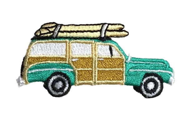 Teal Green Woodie - Surfboards
